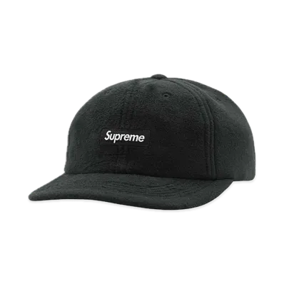 Supreme Polartec Small Box 6-Panel "Black"