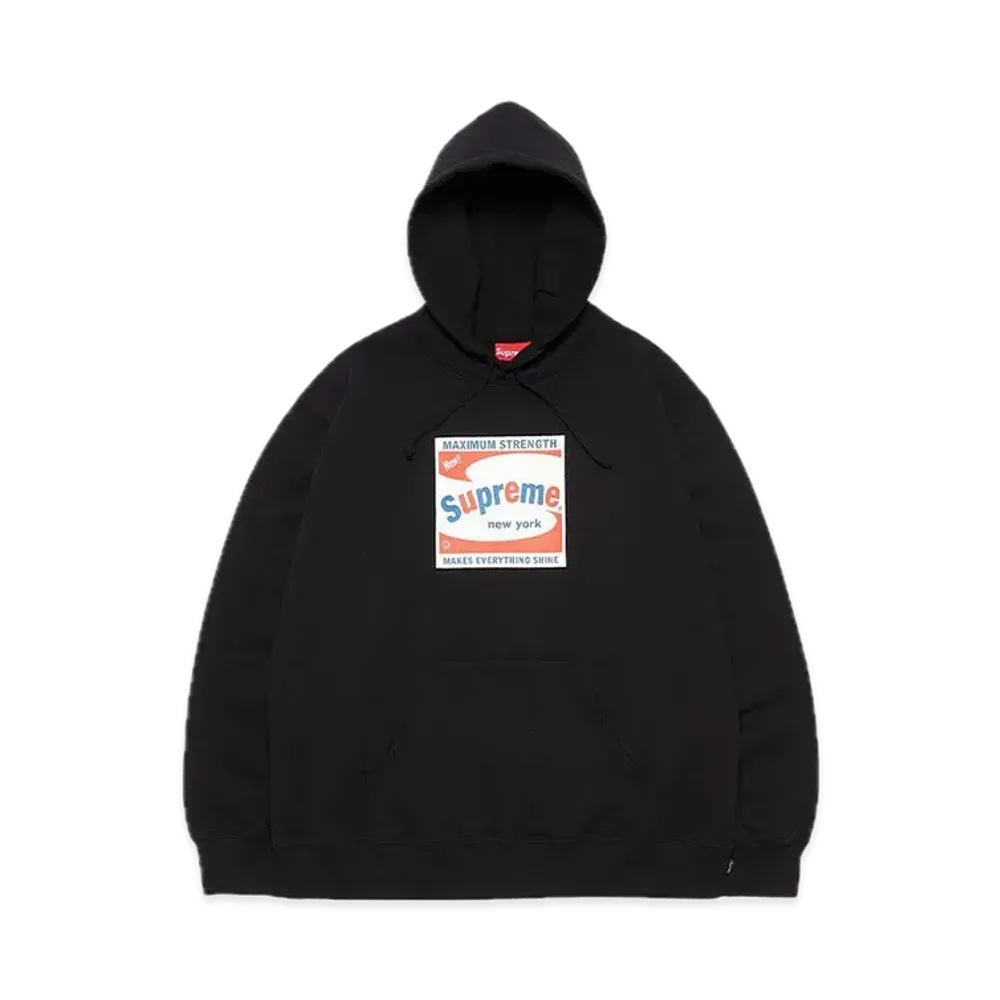 Supreme Shine Hooded Sweatshirt "Black"