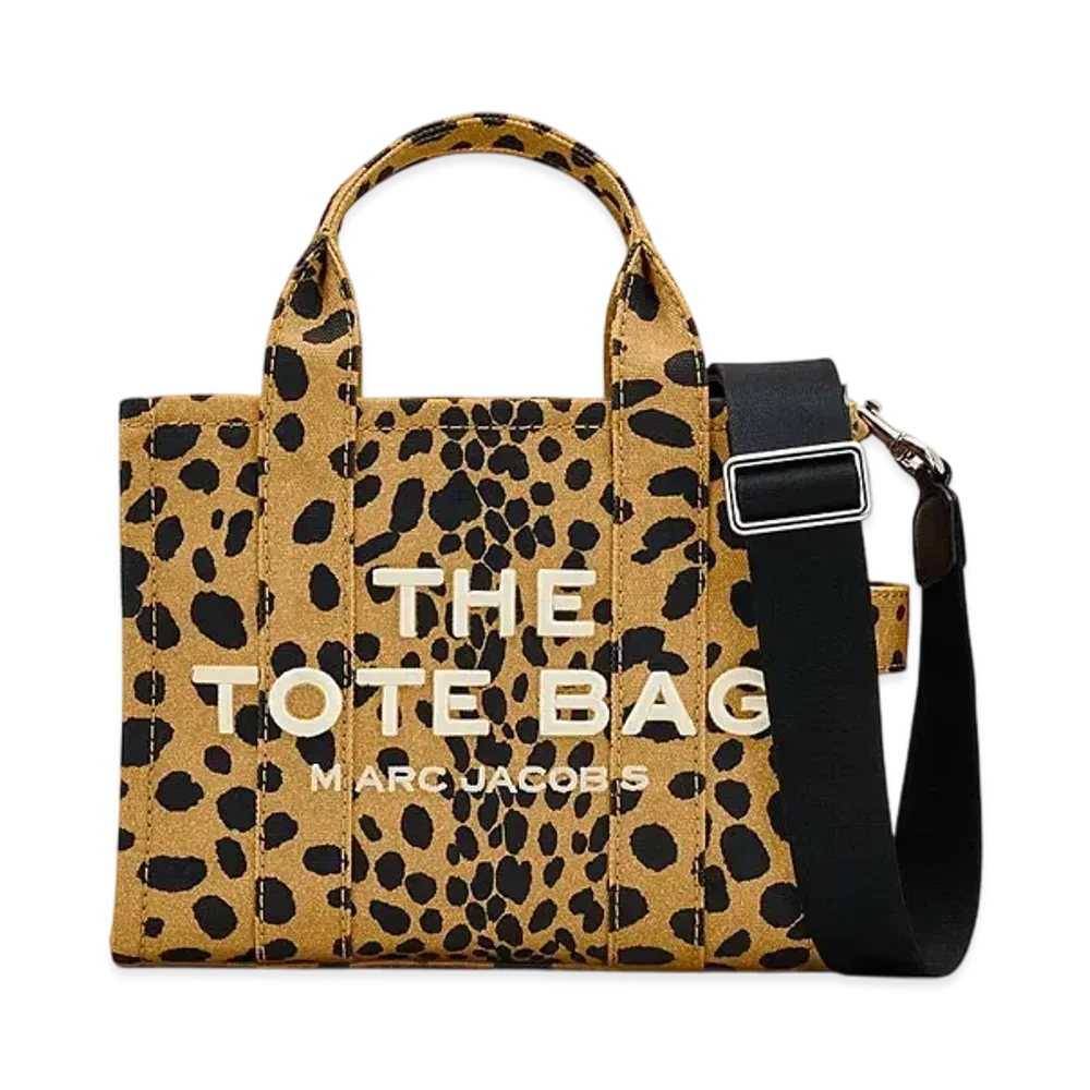Marc Jacobs The Cheetah Canvas Tote Bag Small