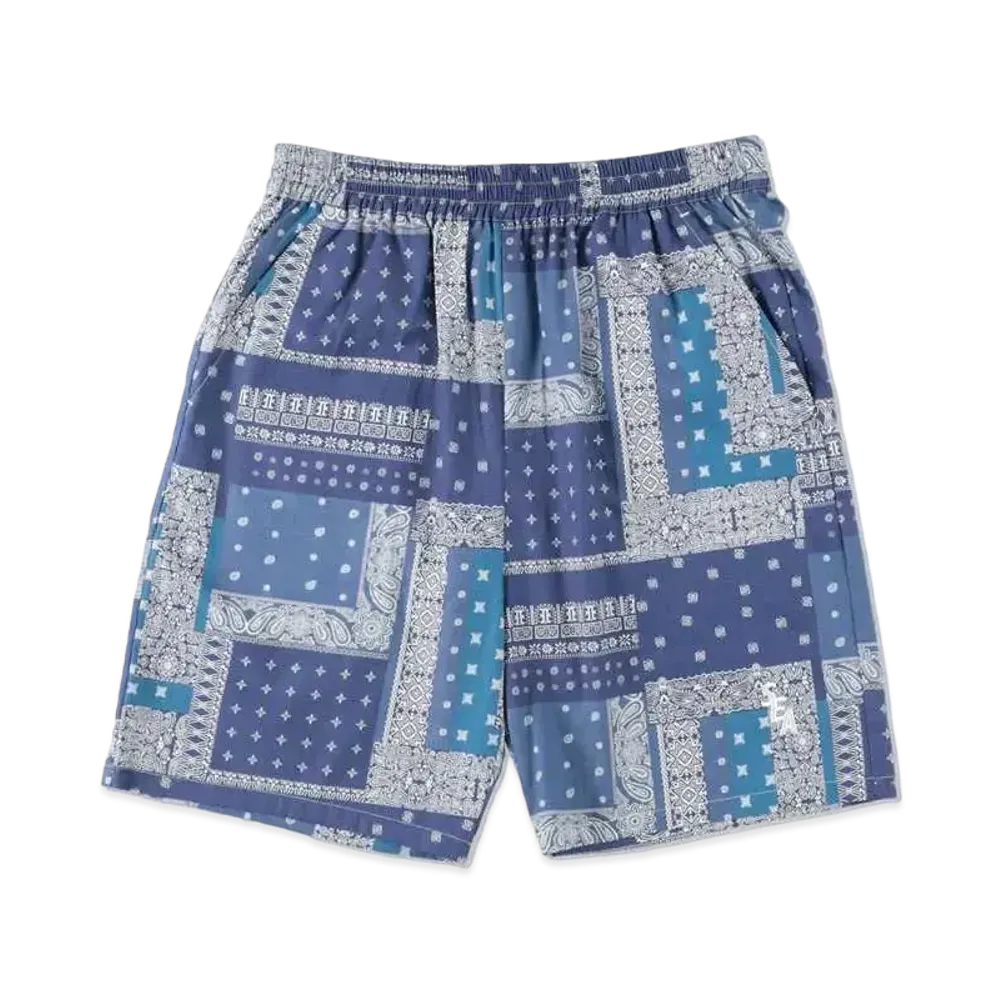 WIND AND SEA WDS_(PAISLEY-PATTERN) SHORTS "Navy"