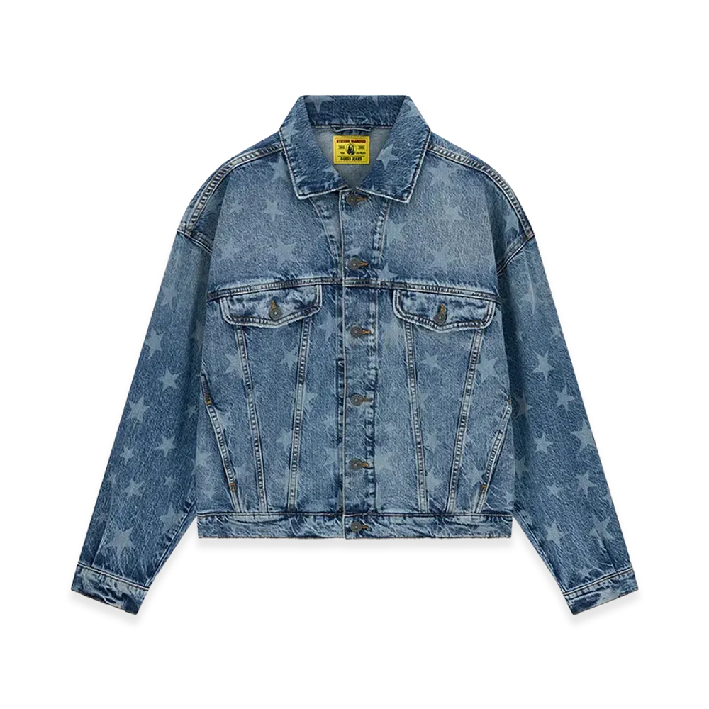 HYSTERIC GLAMOUR x GUESS JEANS Oversize Denim Jacket "Indigo Blue"