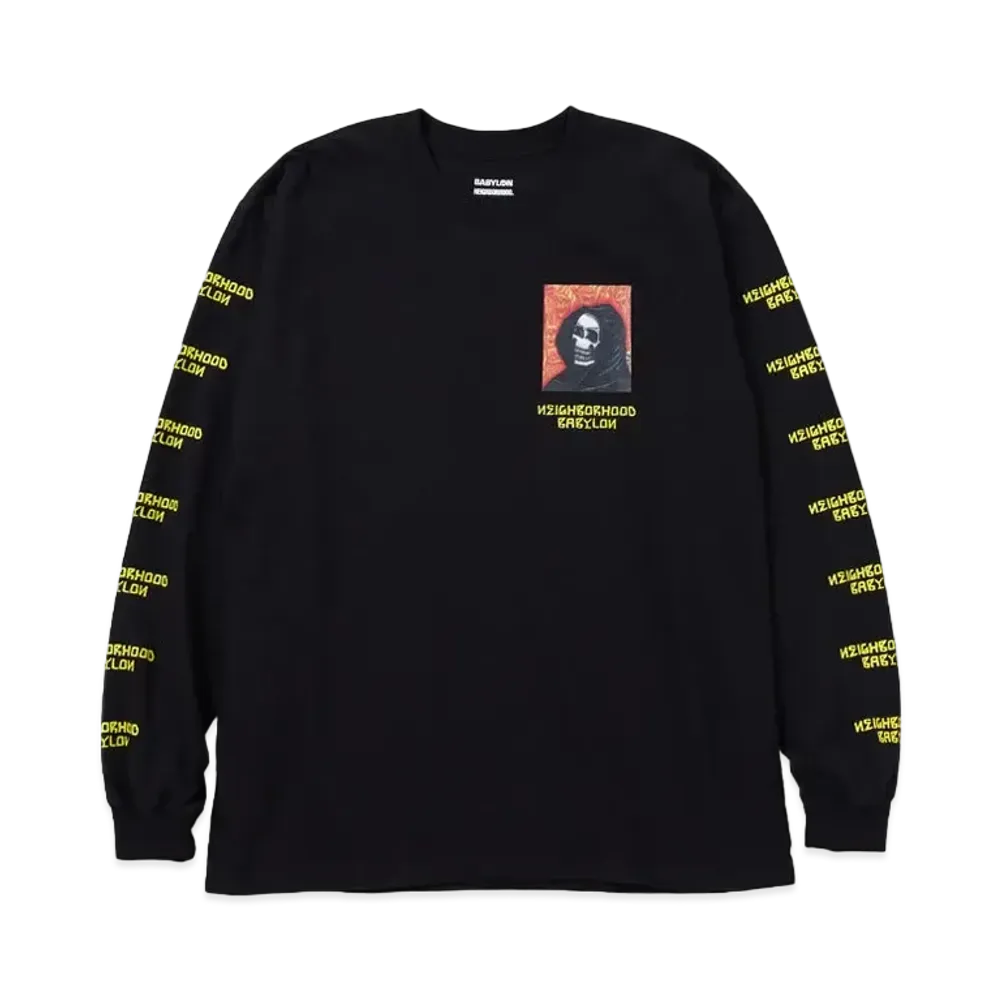 NEIGHBORHOOD x BABYLON . Tee LS-2 "Black"
