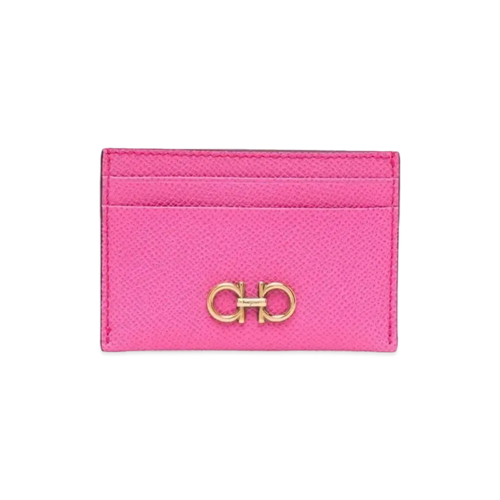 Salvatore Ferragamo Card Case "Hot Pink"