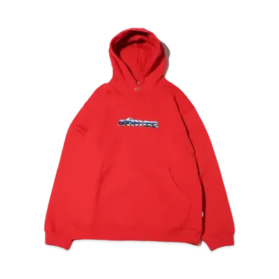 atmos Front Logo Hooded Sweatshirt "Red"