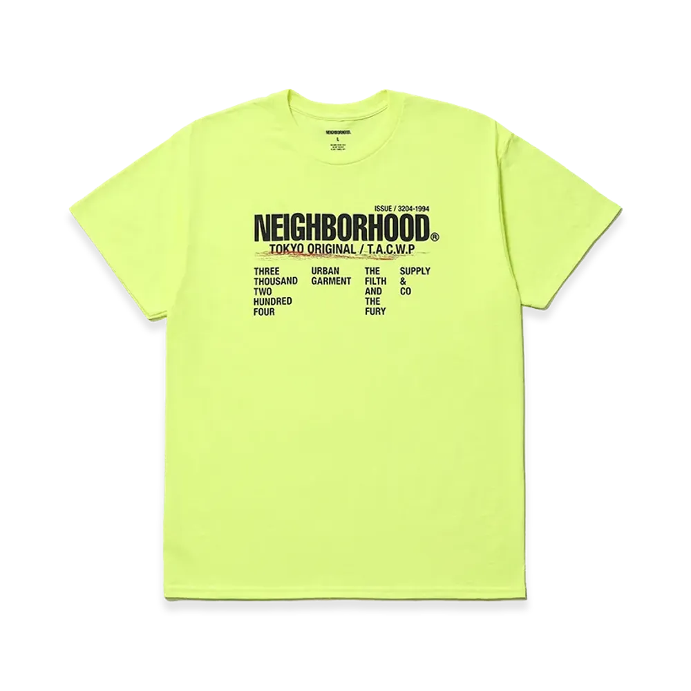 NEIGHBORHOOD ISETAN MEN'S Exclusive S/S Tee "Yellow"