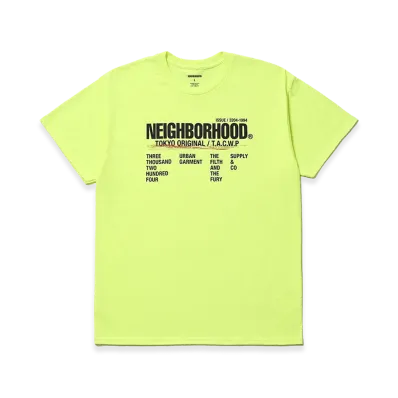 NEIGHBORHOOD ISETAN MEN'S Exclusive S/S Tee "Yellow"