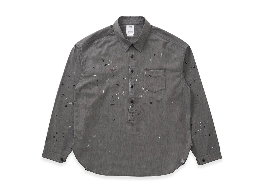 visvim 1910 P.O. Chambray L/S "Grey"