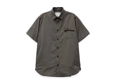 sacai Mette Taffeta Shirt "Taupe"