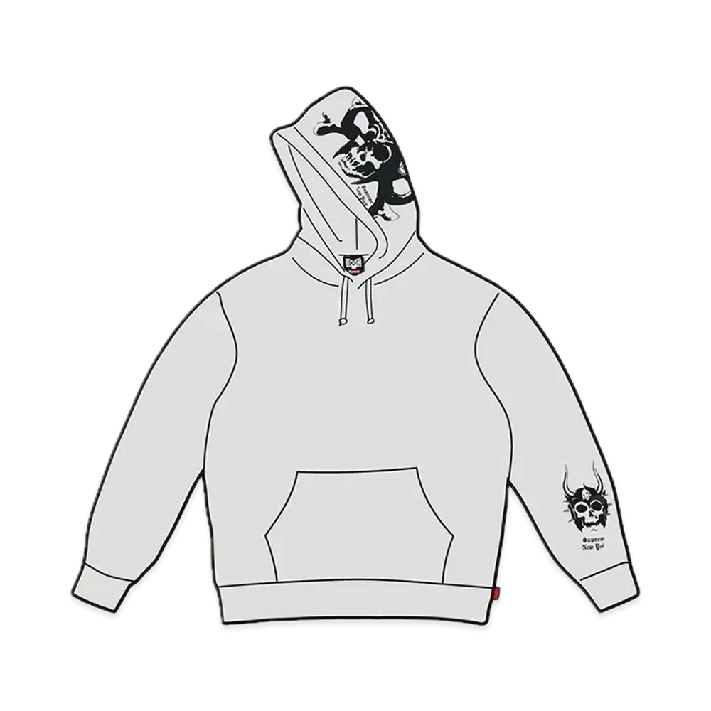 Supreme x BOUNTY HUNTER Hooded Sweatshirt "Ash Grey"