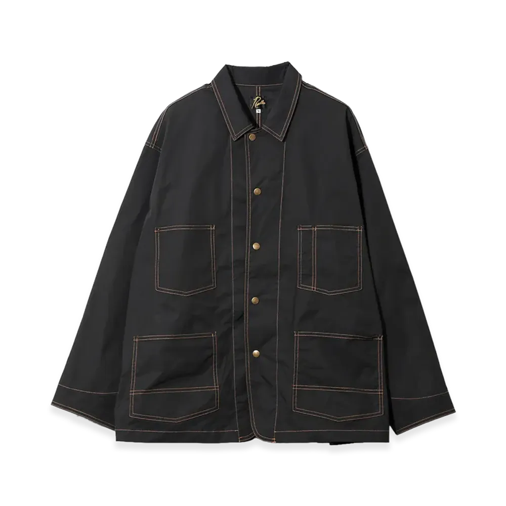 NEEDLES Coverall - Memory Poly Taffeta "Black"