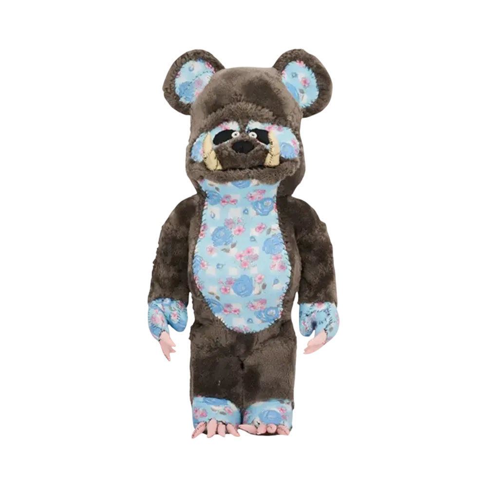 MEDICOM TOY "BEARBRICK" Anne Valerie Dupond One Of Kind Golden Fangs 1000%