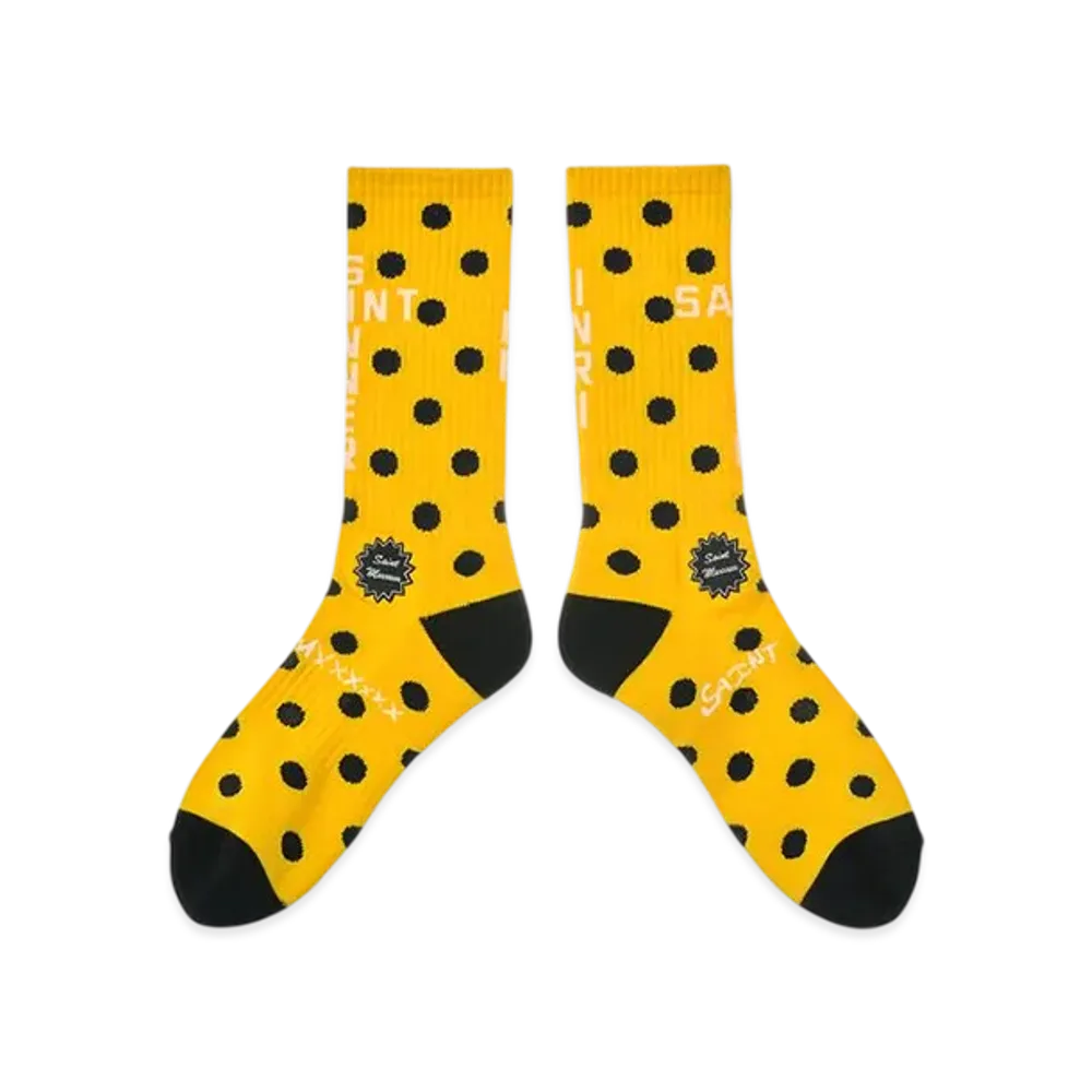 SAINT Mxxxxxx Socks Dot "Yellow"