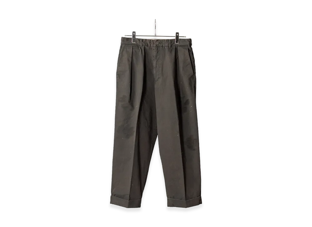 ANCELLM Double-Cuff Chino Pants "Black"