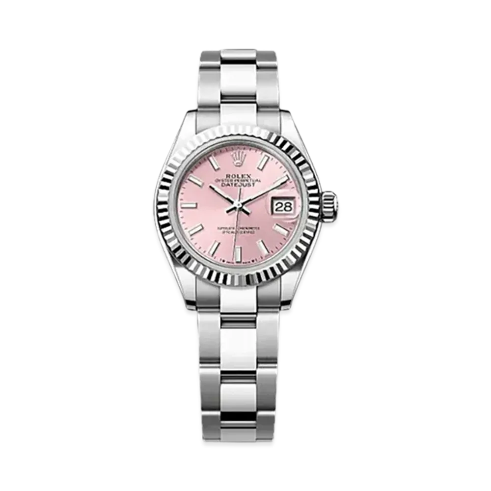 ROLEX Lady-Datejust Oystersteel & White Gold "Pink"