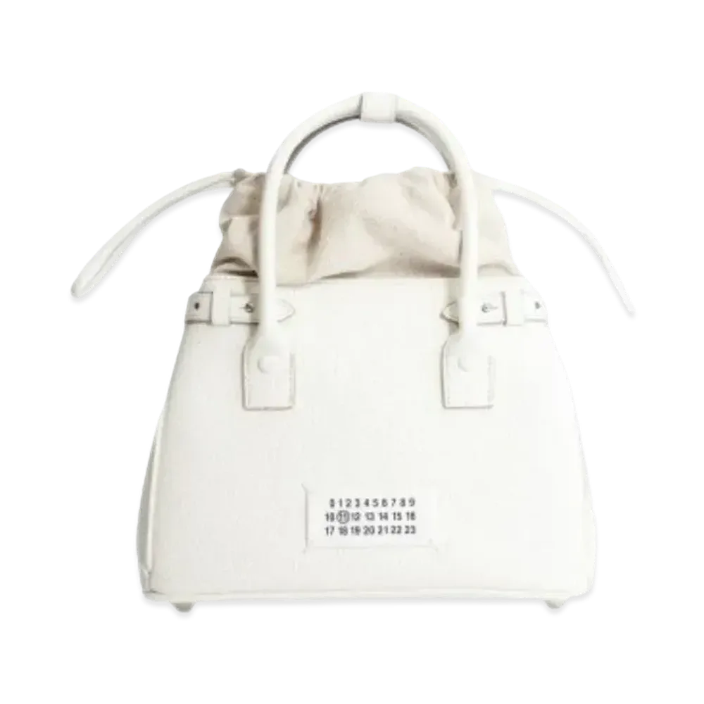Maison Margiela 5AC Mini Drawstring Bag "White"