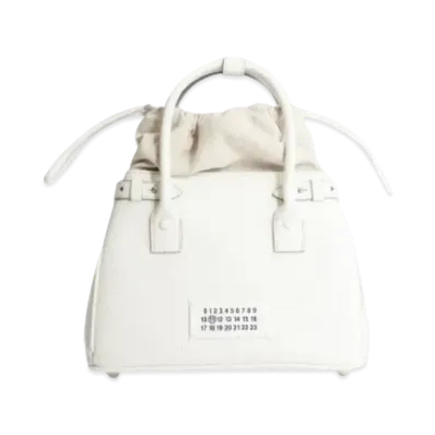 Maison Margiela 5AC Mini Drawstring Bag "White"