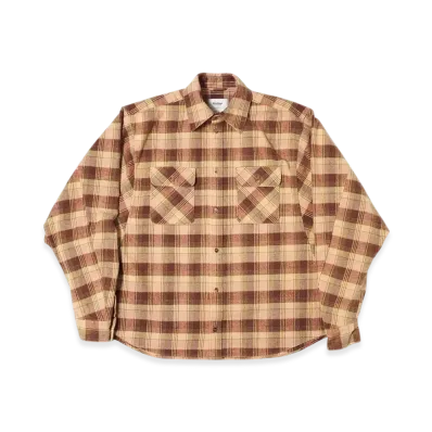 doublet Fade Check Shirt "Pink"