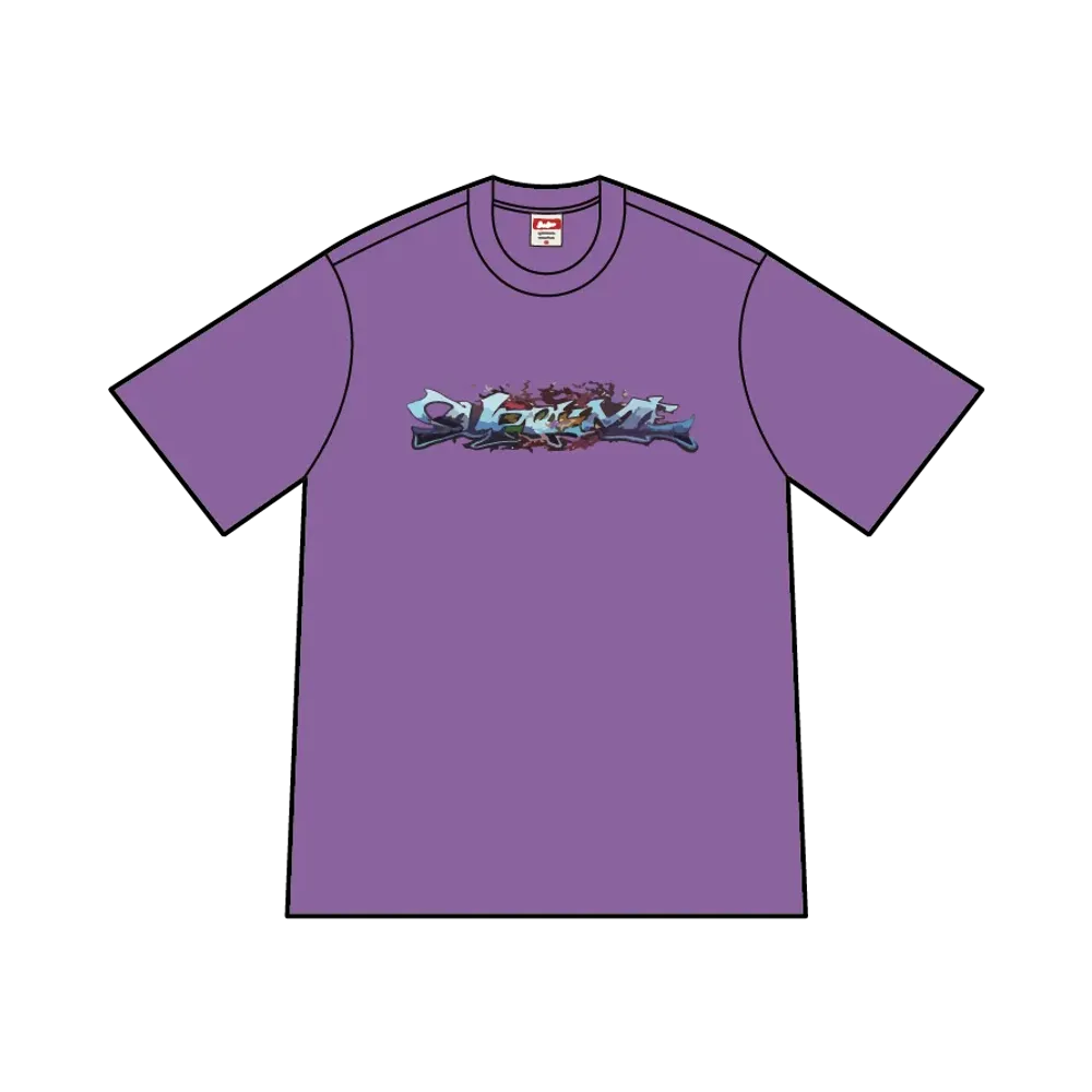 Supreme Tag Tee "Purple"