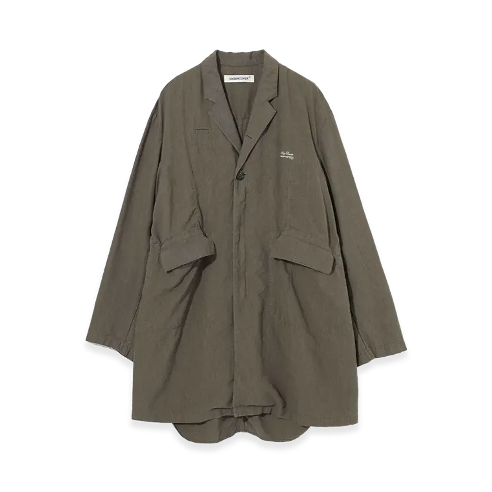 UNDERCOVER Linen Cotton Blend Rayon Jacket "Khaki"