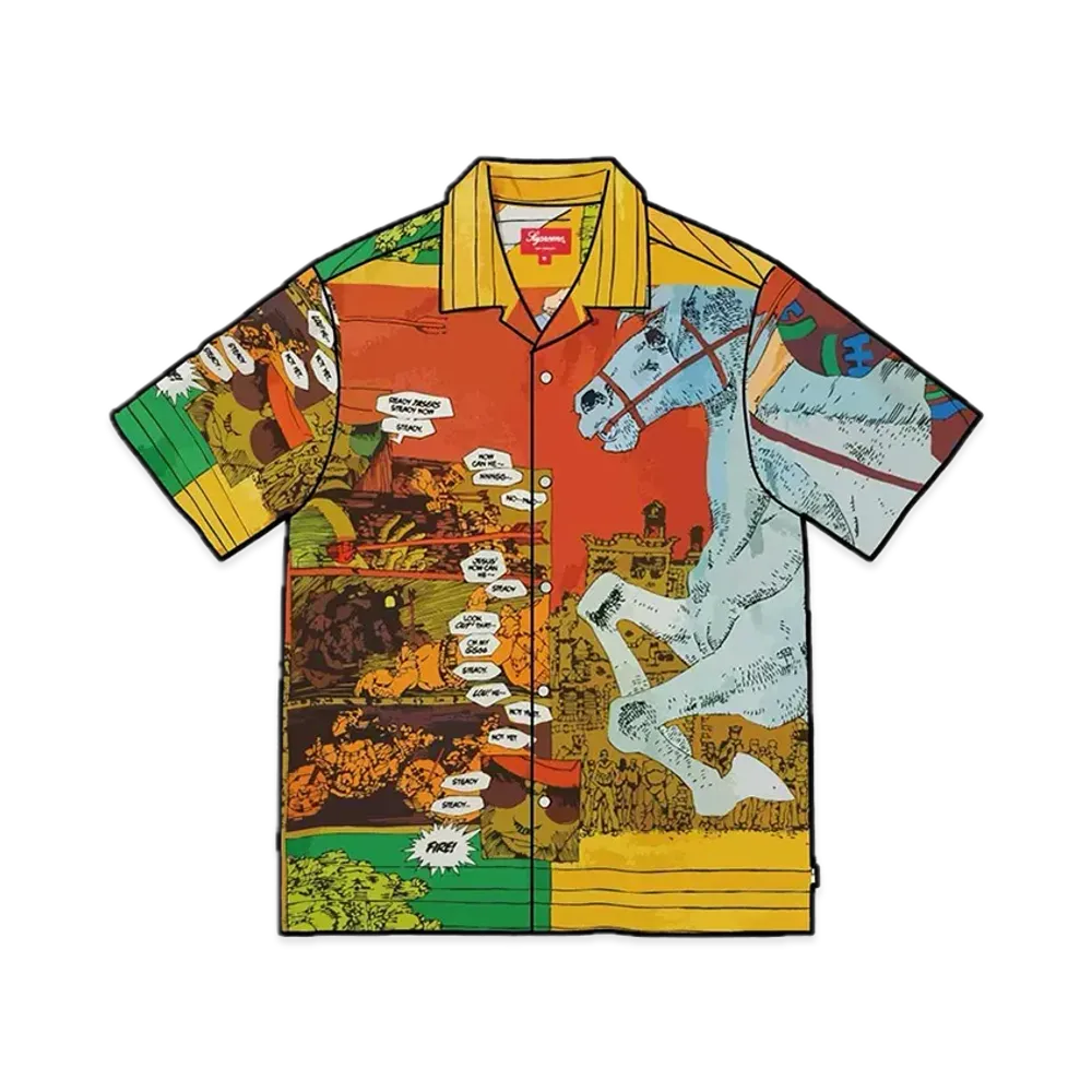 Supreme Ronin Silk S/S Shirt "Gold"