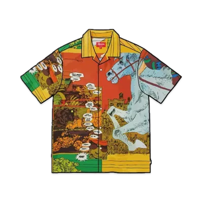 Supreme Ronin Silk S/S Shirt "Gold"