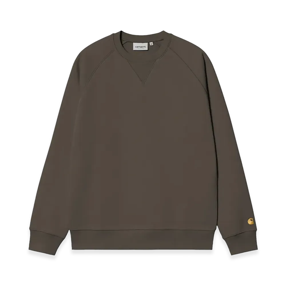 Carhartt WIP Chase Sweat "Shungite/Gold"