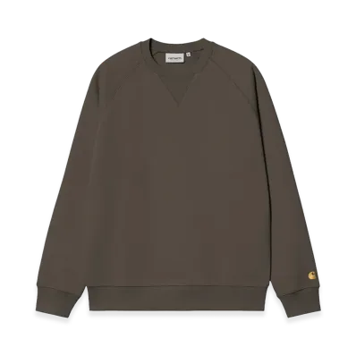Carhartt WIP Chase Sweat "Shungite/Gold"