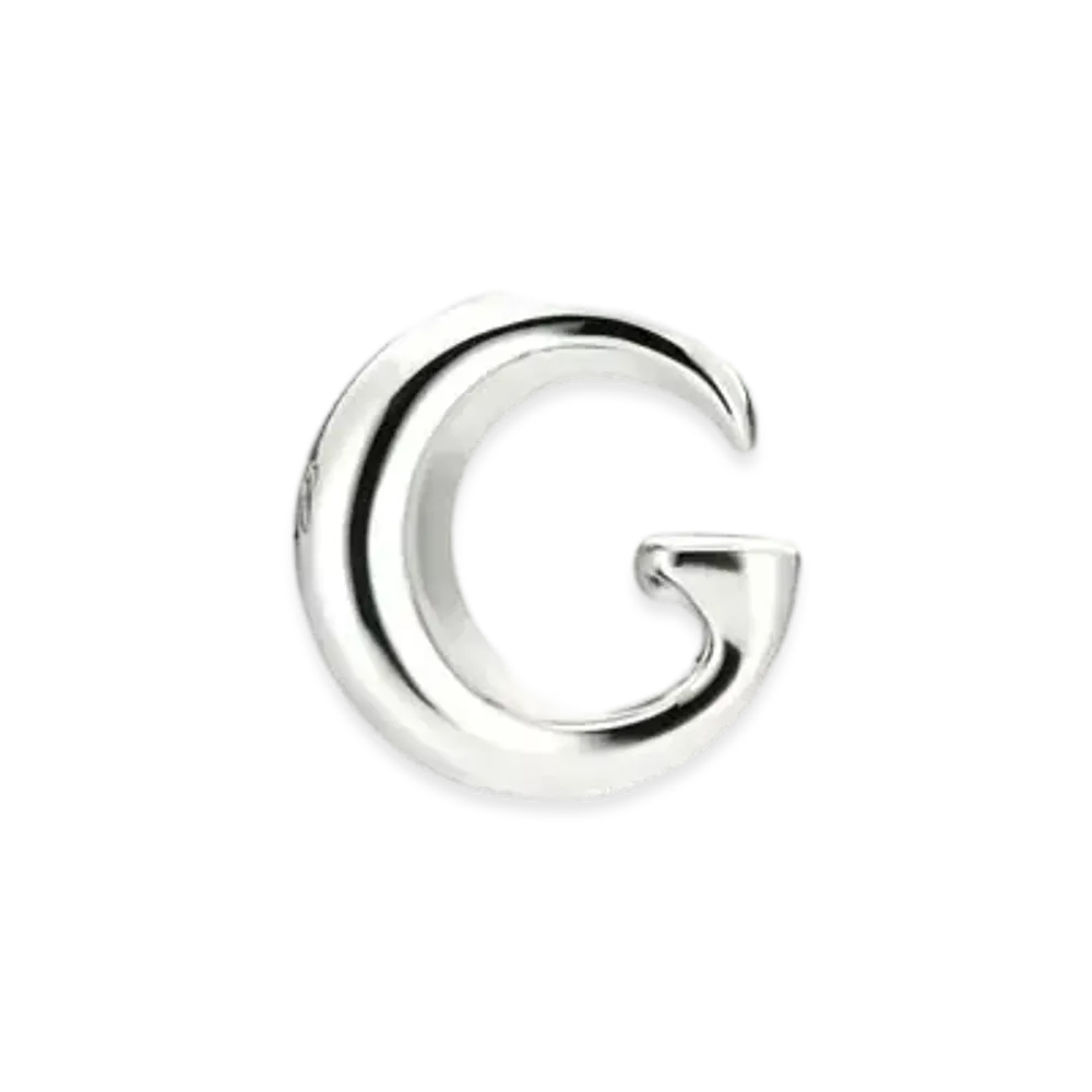 GUCCI Single Earring with G Motif "Palladium"
