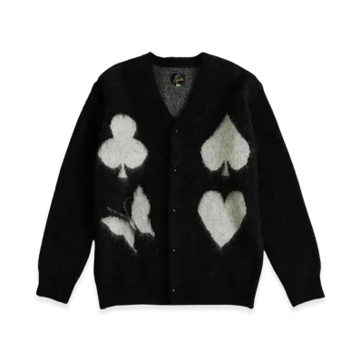 NEEDLES x END. Mohair Blackjack Cardigan "Black"