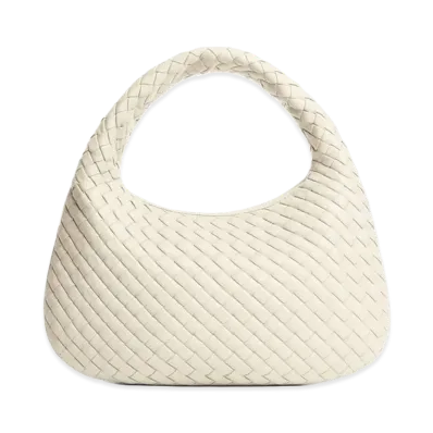Bottega Veneta Small Veneta "Sea Salt"