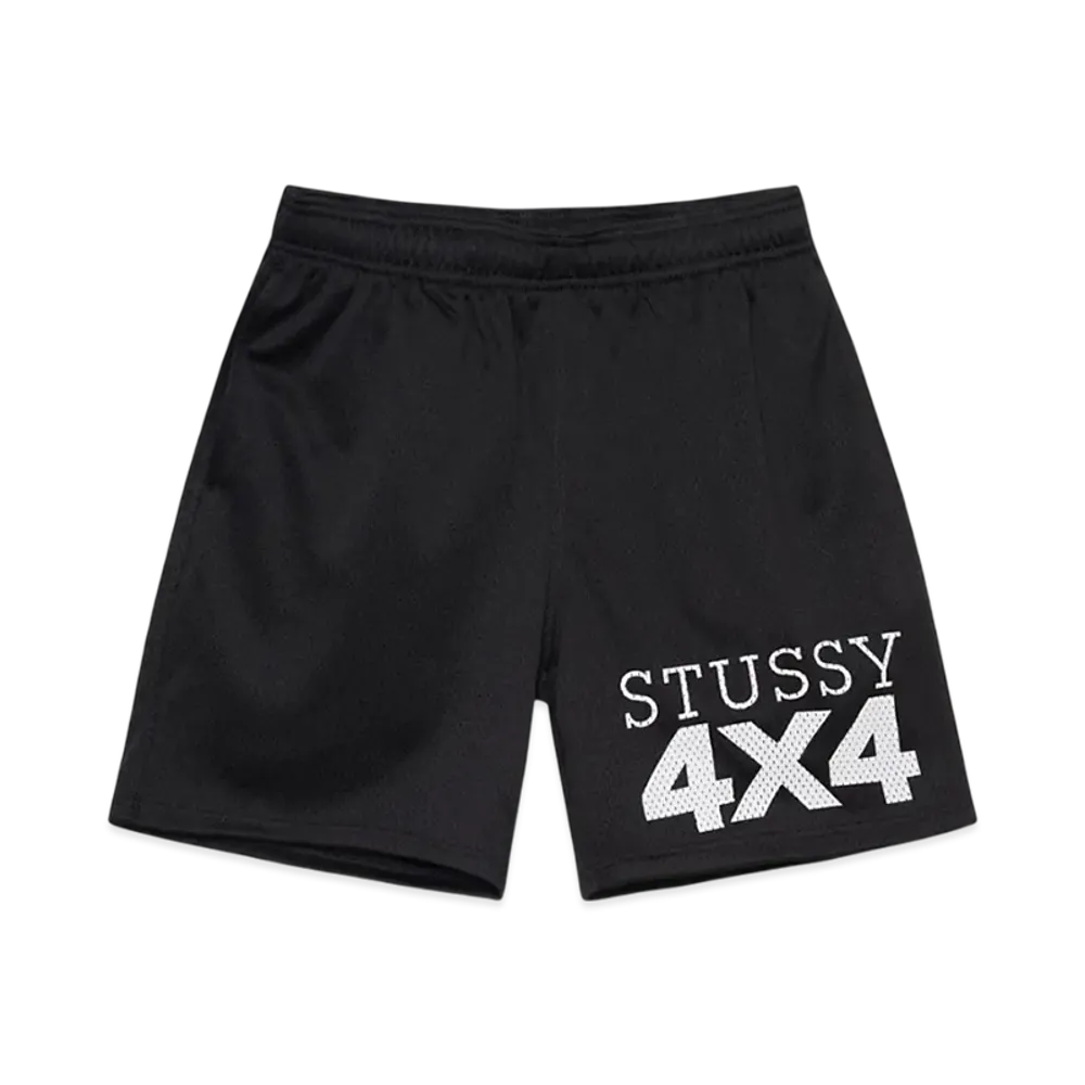 Stussy 4x4 Mesh Shorts "Black"