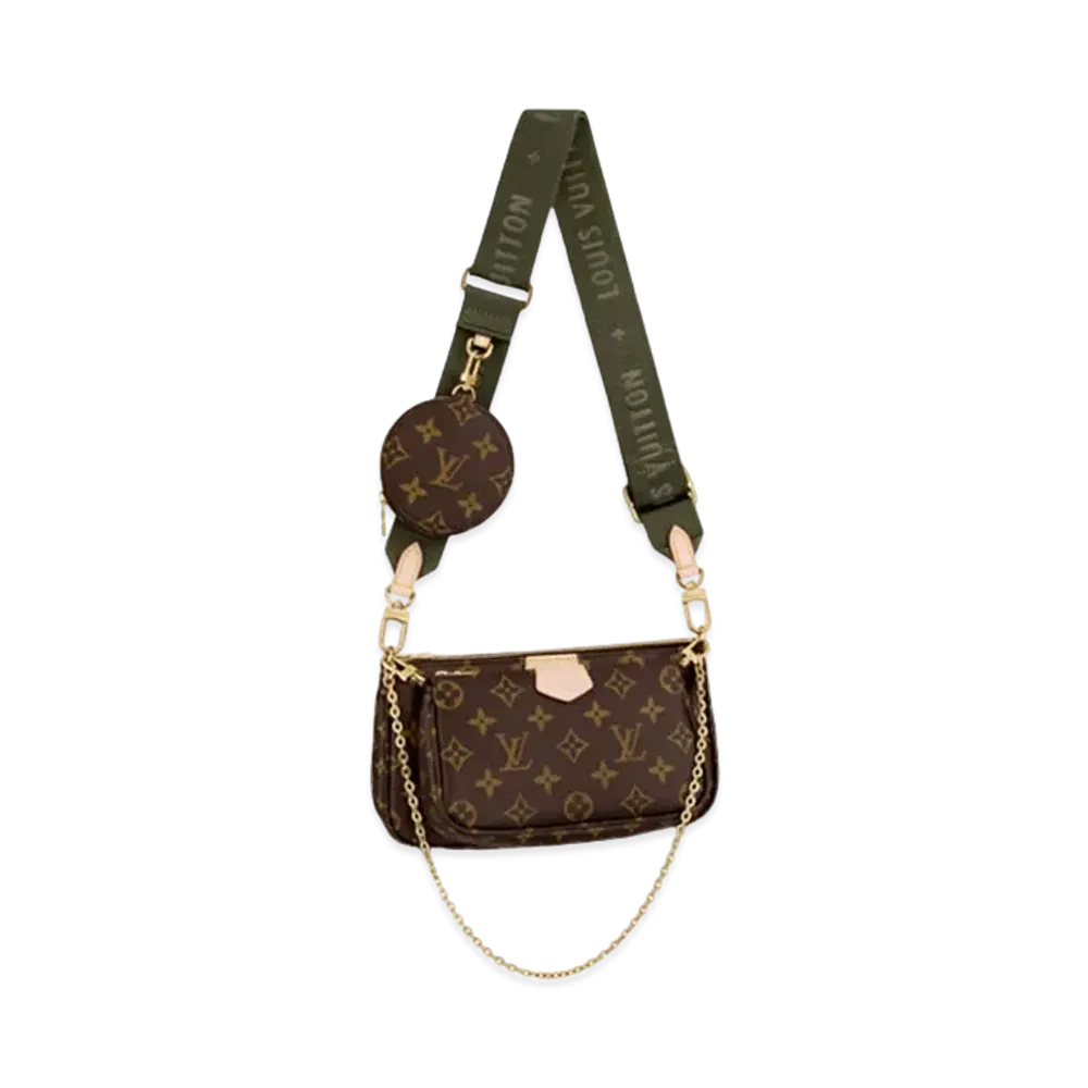 Louis Vuitton Multi Pochette Accessoires Monogram "Khaki"