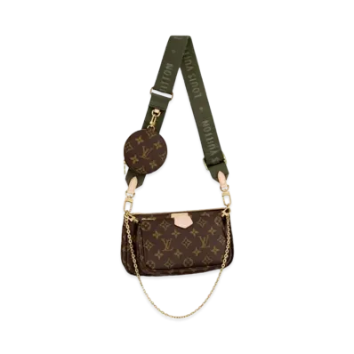 Louis Vuitton Multi Pochette Accessoires Monogram "Khaki"