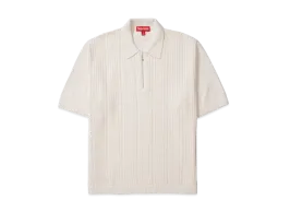 トップス Supreme Beaded Zip Polo Lavender M Supreme Beaded Zip S/S トップス Supreme Beaded Zip Polo Lavender M Supreme Beaded Zip S/S