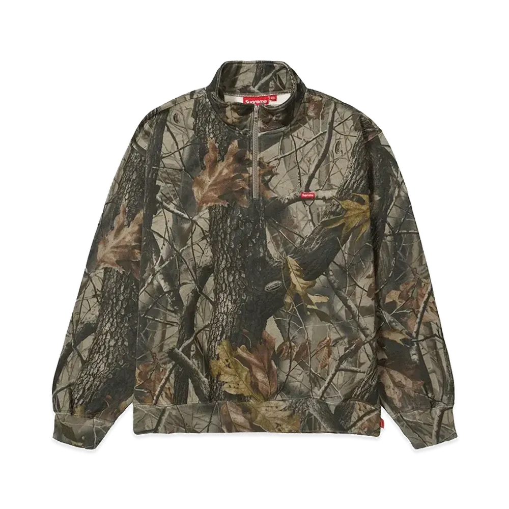 Supreme Small Box Half Zip Pullover  (25SS)"Realtree Hardwoods"