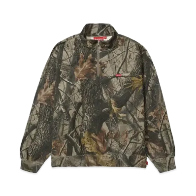 Supreme Small Box Half Zip Pullover (25SS)"Realtree Hardwoods"