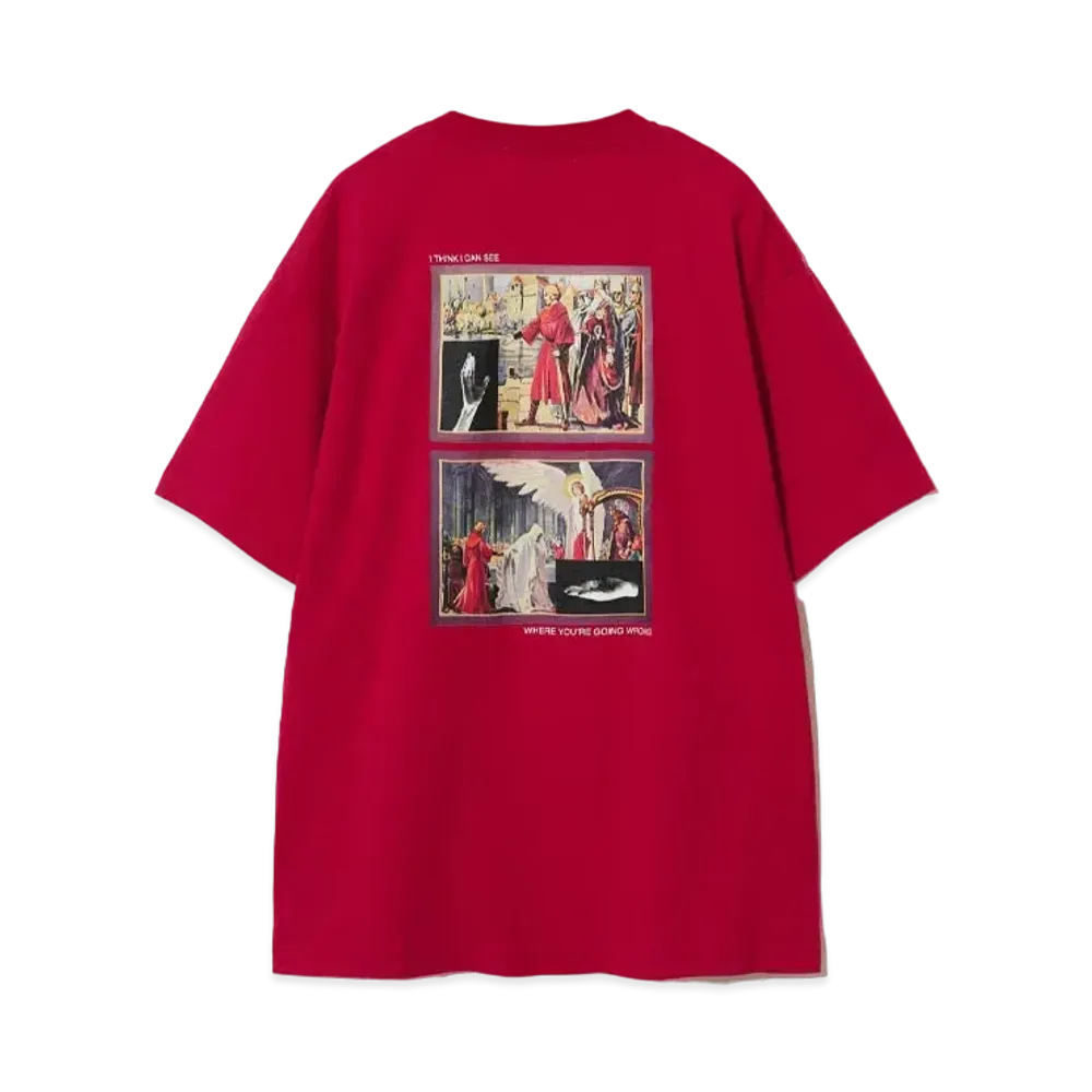 UNDERCOVER Cotton T-Shirt "Red"