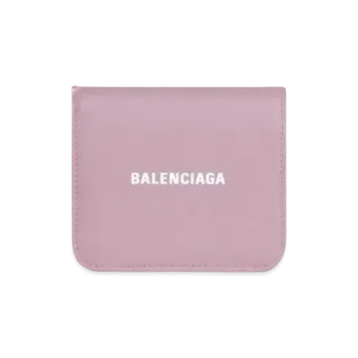 BALENCIAGA Cash Flap Coin Card Holder "Pink"