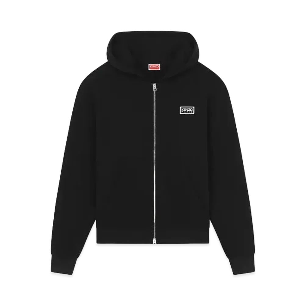 KENZO 'PARIS' Embroidery Hoodie "Black"