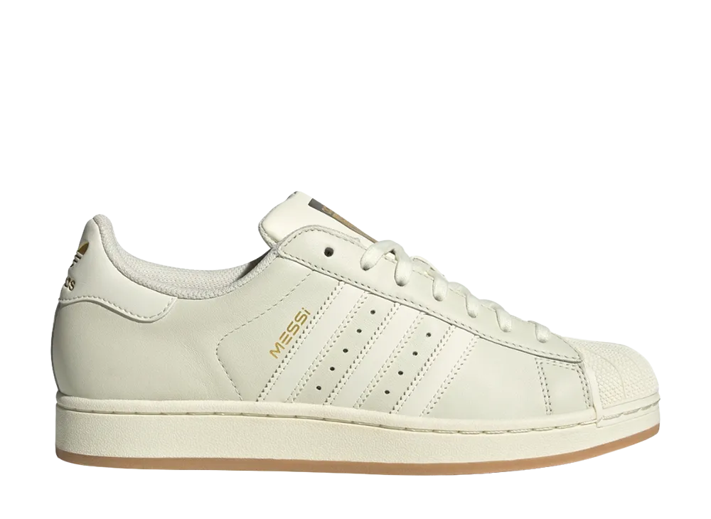Lionel Messi × adidas Superstar El Ultimo Tango "Ivory/Gold Metallic"