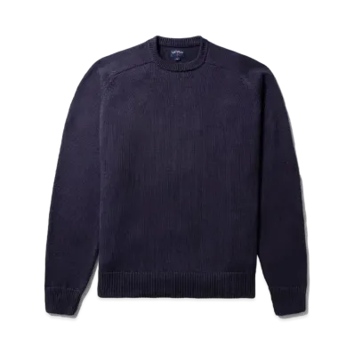 Noah Cotton Sweater "Navy"
