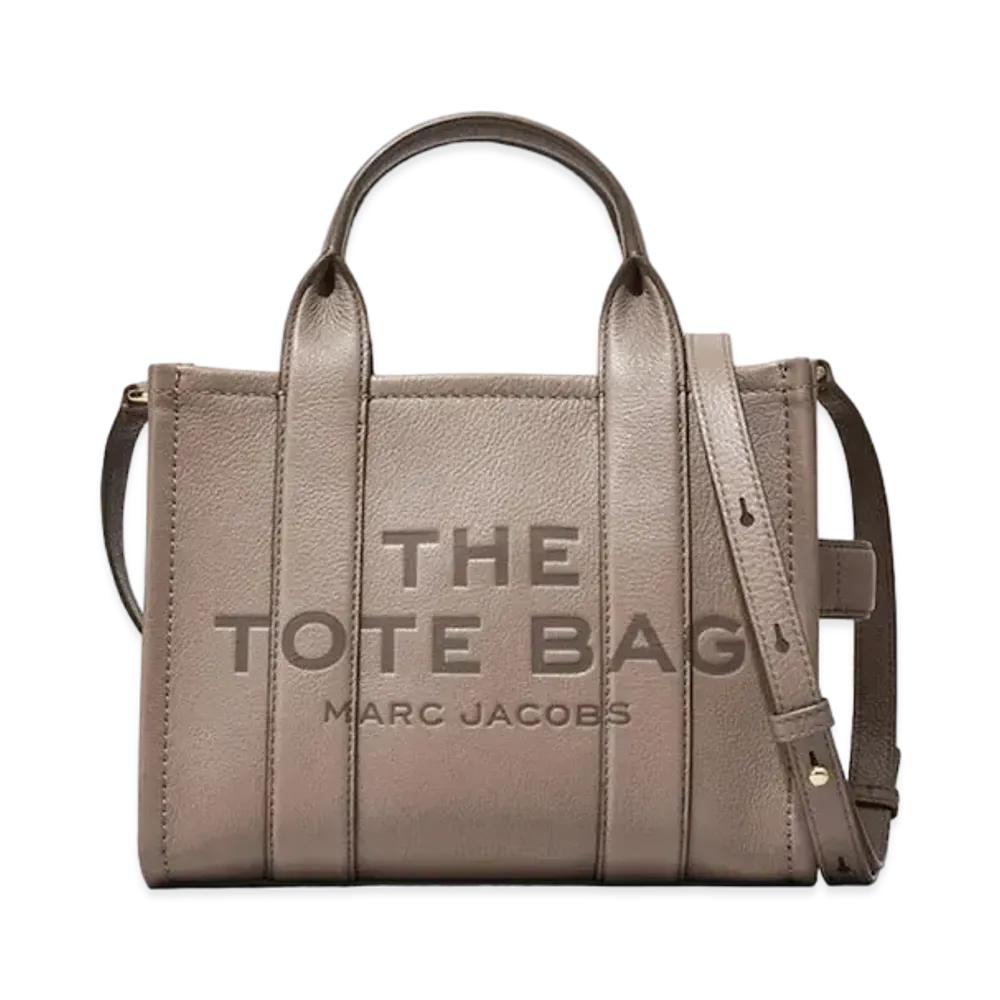 Marc Jacobs The Leather Tote Bag Mini "Cement"