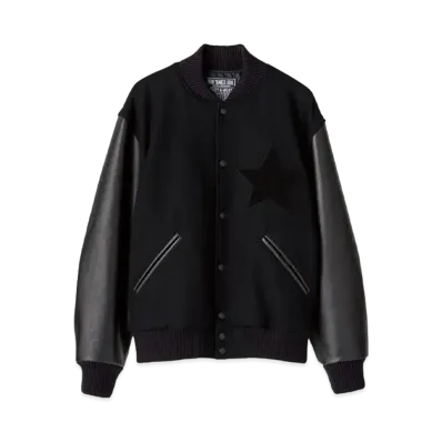 HYSTERIC GLAMOUR x TSUYOSHI NOGUCHI Dynamite Angel Embroidery Stadium Jacket "Black"