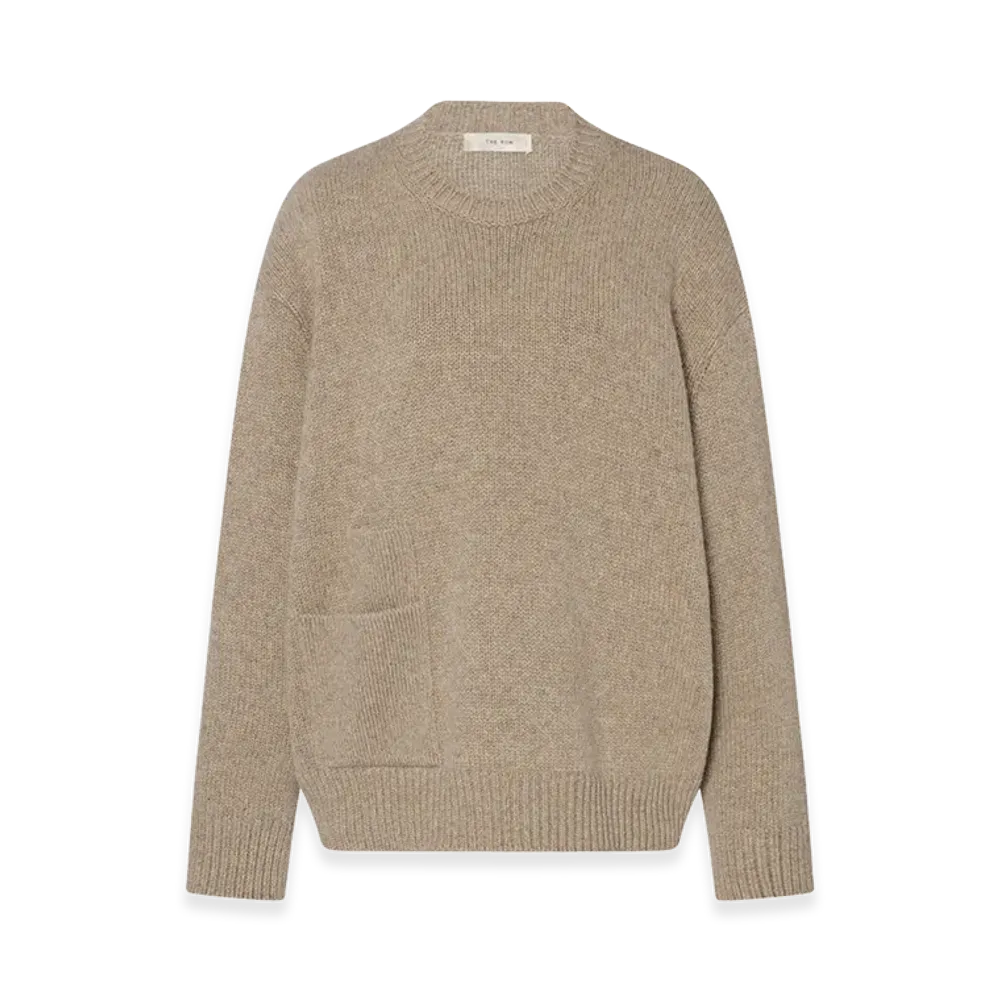 The Row Women's Mirtle Cashmere Sweater "Light Pebble"