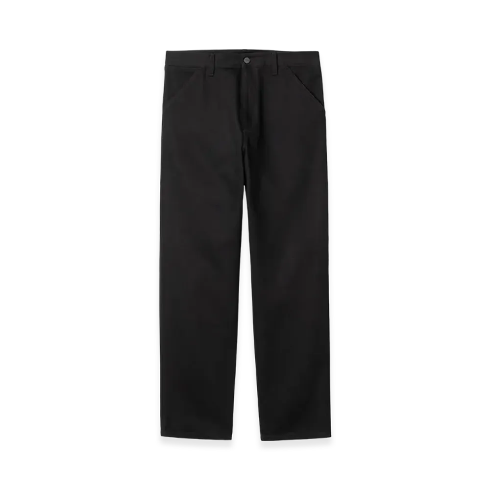 Carhartt WIP Single Knee Pant "Black (rinsed)"