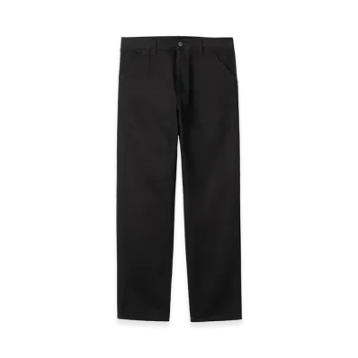Carhartt WIP Single Knee Pant "Black (rinsed)"