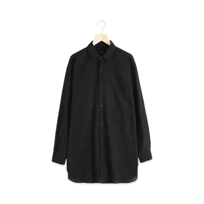 COMOLI Oxford Shirt "Black"