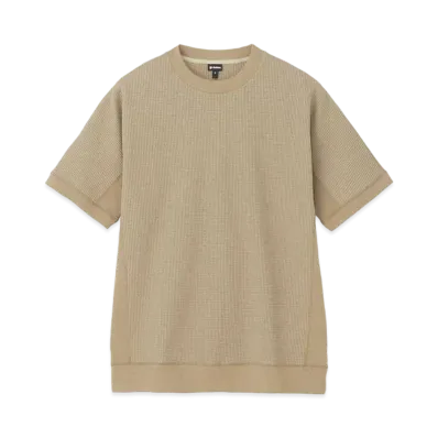 Goldwin Waffle Light Hybrid T-shirt (Unisex) "Natural Beige"