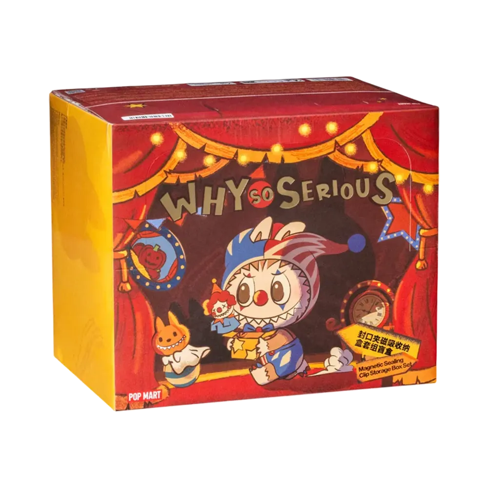 POP MART WHY SO SERIOUS Series - Magnetic Sealing Clip Storage Box Set [Assortment Box]