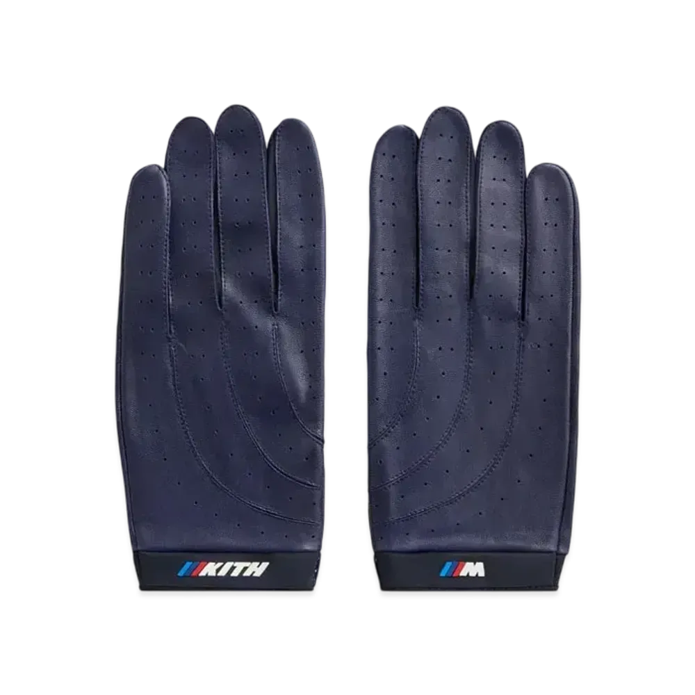 Kith x BMW Leather Driving Glove "Techno Violet"